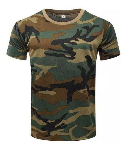 Polera Verano Ligera Estilo Militar Uso Diario