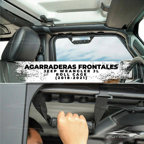 Imagen 4 de 9 de Agarradera Jeep Wrangler Jl 2018 2019 2020 Rollcage Frontal