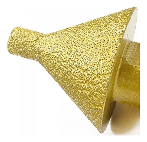 2 Broca De Diamante Chanfro Buraco Polimento Rosca 38mm