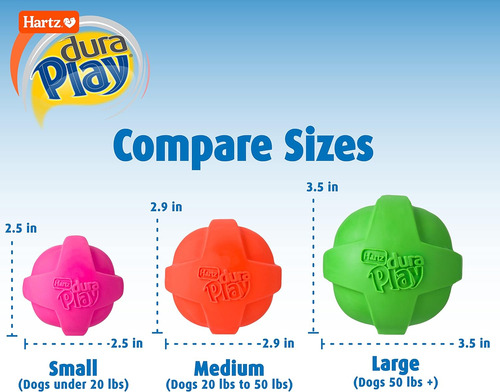 Hartz Duraplay Bacon Juguetes Perfumados Para Perros De R...