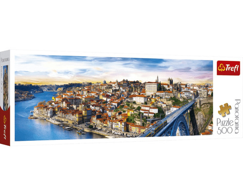 Rompecabezas Trefl Panorama Porto - Portugal 500 Piezas 14+