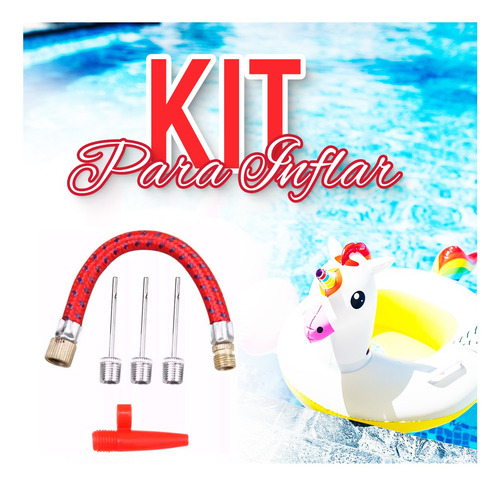 Bicos P/ Bomba Ar Conjunto C/ 5 Pcs
