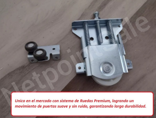 Imagen 6 de 8 de Placar Ropero Vestidor 140x200 Corrediza Barral Cajones Alum