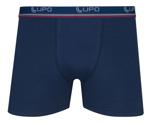 Imagem 9 de 10 de Kit 4 Cuecas Boxer Lupo Em Algodão Masculina Cotton Original