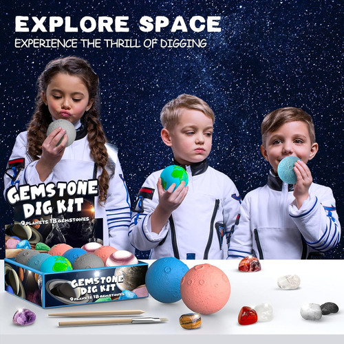 Kit De Excavación Científica, Juguetes Espaciales Del Sistem