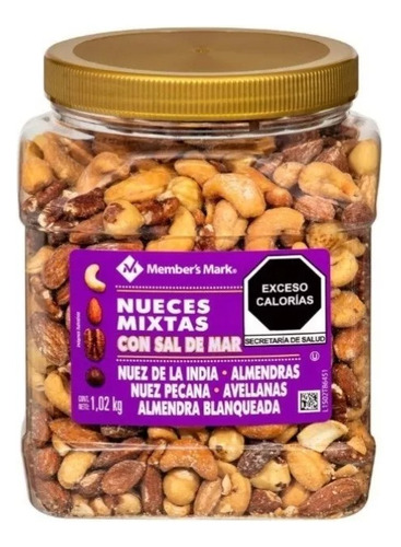 Nueces Mixtas Con Sal De Mar 1.13 Kg Members Mark