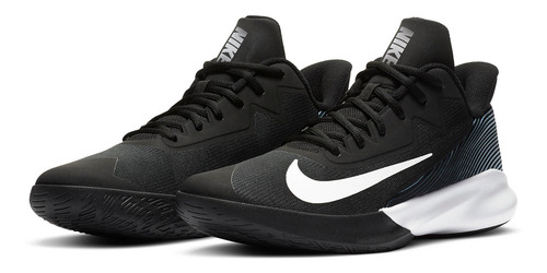 Zapatillas Nike Precision 4 Black White Urbano Ck1069-001