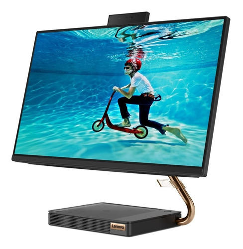 Aio Lenovo Amd Ryzen 5 8gb 1tb Ideacentre A540 23 Black