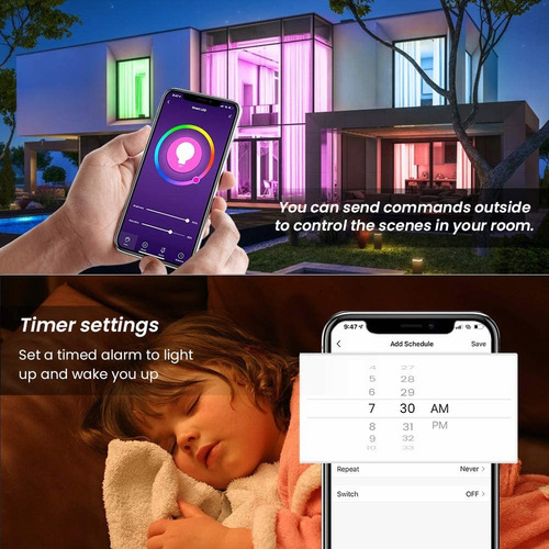 10m Tira Led Wifi Alex,tira De Luces 300led Impermeable Rgb