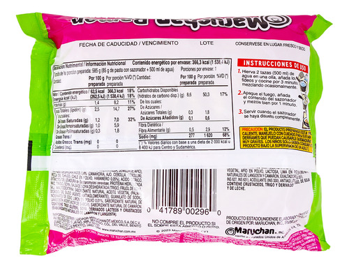 Caja Sopa Maruchan Ramen Sabor Camarón Limón Y Habanero 24pz