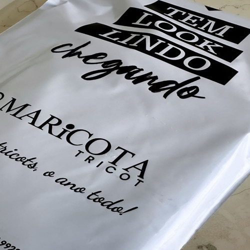 Saco Correio E-commerce Com Logomarca 19 X 25 250 Unidades