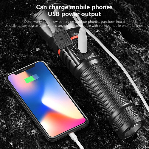 Lanterna Led P Lanterna Super Brilhante De 1000 Lúmens Zo 80