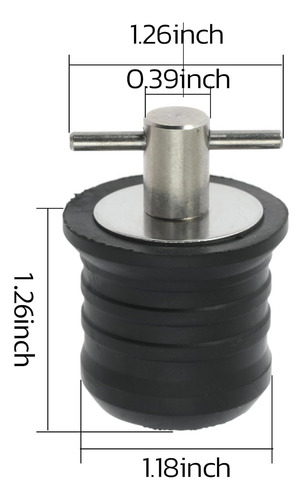 2 Tapones A Presión Para Barco, Con Mango En T, Tapones De G