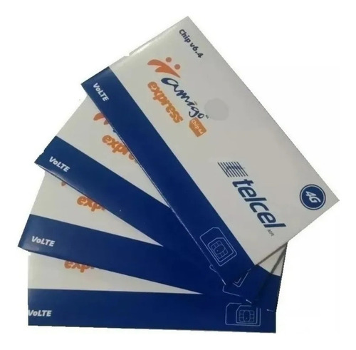 20 Chip Telcel 4g 5g Lada 351 Te Regala $50 Chips Mayoreo 3 En 1