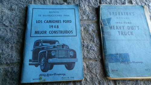 Manual Original Camion Ford Año 1946 1948