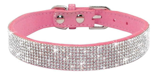 Pimaodog Collar De Perro Con Diamantes De Imitación, Bonito 