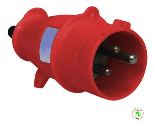 Plugue Newkon 2p+t 32a 380/440v 9h Ip44 Steck