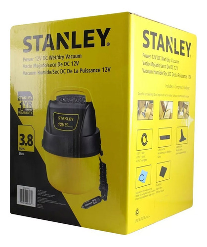 Aspiradora De Tambor Stanley I38sl18125dc 12 Vdc 3.8litros