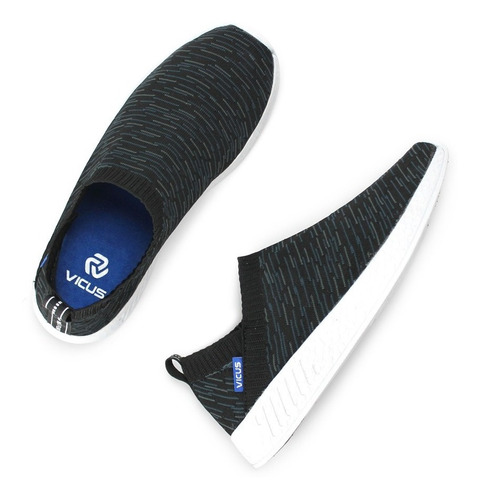 Zapatilla Vicus Loose Flyknit Azul Negro