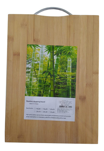 Tábua Ecológica De Bambu Para Corte 36cm X 26cm Daterra