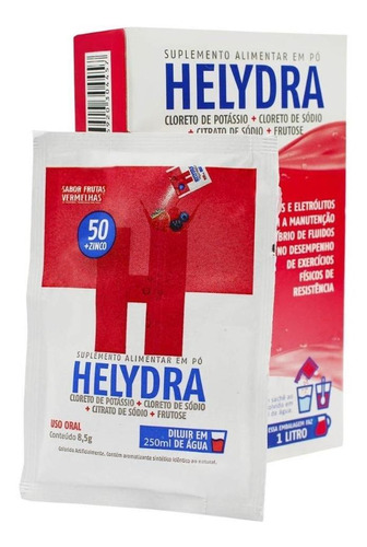 Helydra Frutas Vermelhas 4 Sachês De 8,5g