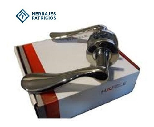 Imagen 6 de 7 de Manija Doble Balancin Hafele 903.91.686 Mod.hl14 Inox.mate