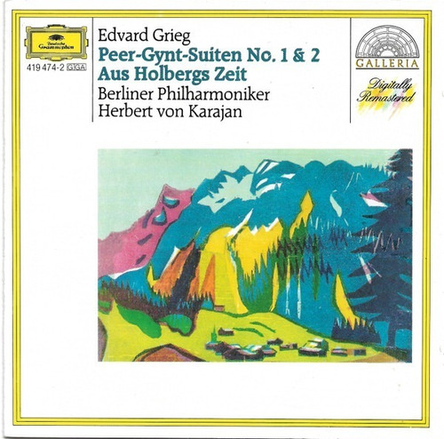 Edvard Grieg Berliner Philharmoniker, Herbert Von Karajan Cd