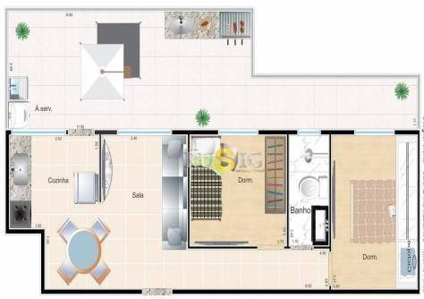 Imagem 8 de 9 de Apartamento Novo Itaquera - Ap1169