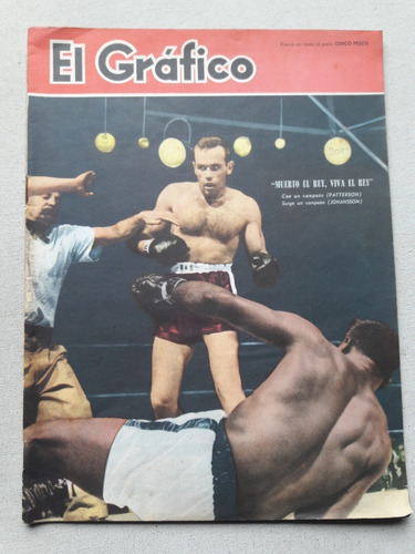 Revista El Gráfico Nº 2079 Año 1959 Johansson Boxeo