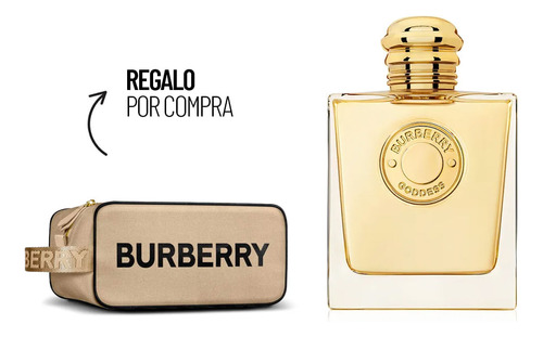 Kit Perfume Mujer Burberry Goddess Edp 100 Ml + Pouch