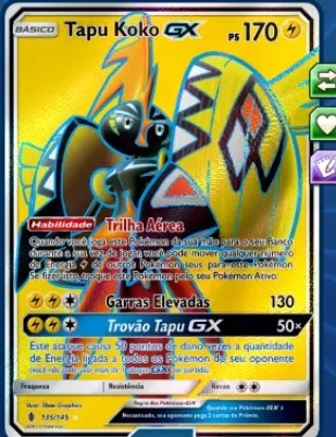 Carta Pokémon Lendário Tapu Koko Vmax Estilos De Batalha