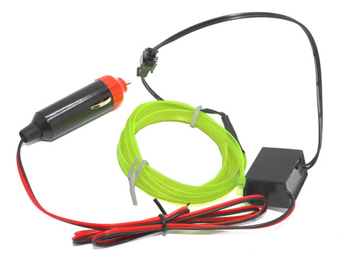 Cinta Led Con Enchufe Verde Fluor Tunnig