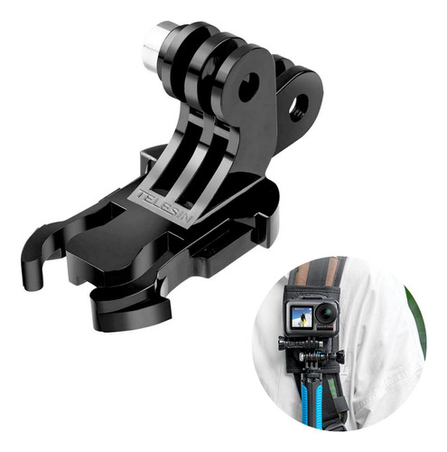 Adaptador J-hook Duplo Para Câmeras Gopro E Similares