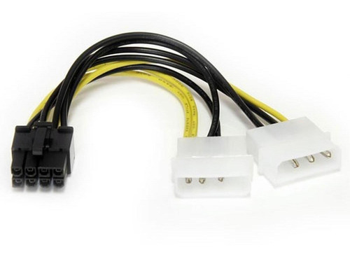 Cable Alimentacion Poder Doble Molex Pci-e Video 8 Pin