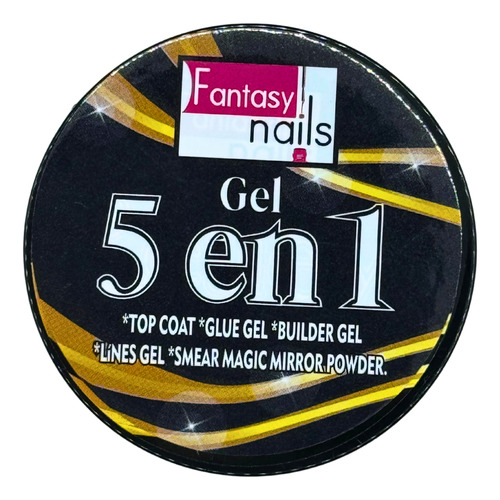 Gel 5 En 1 Fantasy Nails Base, Constructor Top Coat Magic