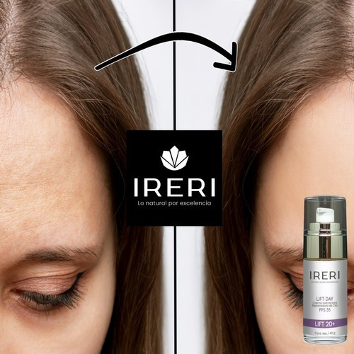 Imagen 8 de 9 de Crema Facial Reafirmante De Día Fps 35 Efecto Lifting Hidratante Reparadora Antiedad Para Temprana Edad 20+ Cutis Normal A Seco Línea Lift 20+ Ireri ®