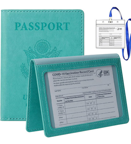 Tigari Passport Holder Passport Wallet, Combo De Pasaporte Y