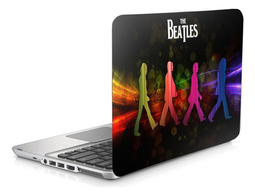 Skin Adesivo Protetor Para Notebook 14 Wide Beatles B1