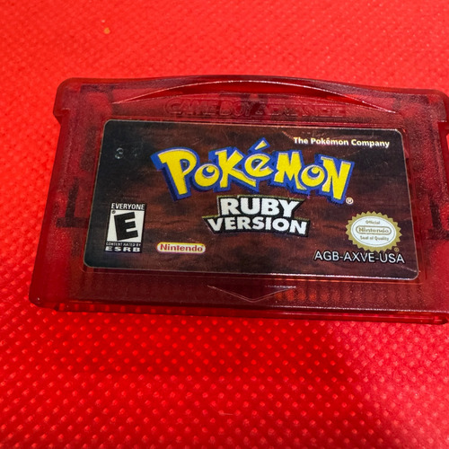 Pokémon Ruby Version Game Boy Advance Gba Original (Usado)