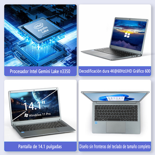 Laptop Space Gray Intel Celeron Uhd Graphics 600 Gunfrose Coolbook