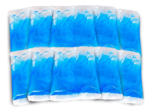Gel Refrigerante Ice Brick 100ml Bolsa 9x9 Cm Paquete 10pzs