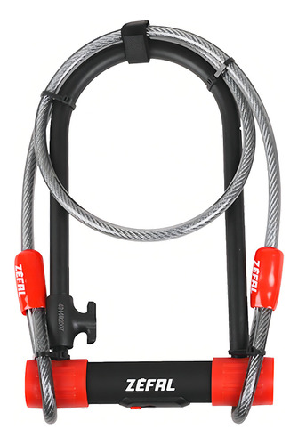 Candado Zéfal K-traz color rojo