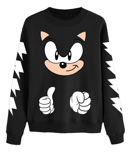 Buzo Felpa Sonic Para Niños