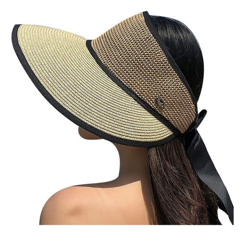 Sombrero De Las Mujeres De Ala Ancha Floppy Plegable Sol [u]