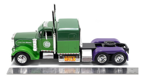 Coche Fundido A Presión Jada Toys Marvel 1:24 Big Rig 1992 P