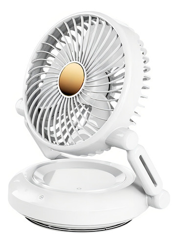 Ventilador Dobrável Com Led Para Mesa E Parede Via Usb LoV-f FS5-270 Branco