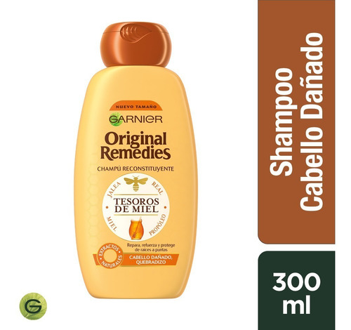 Shampoo Tesoros Miel 300ml Original Remedies