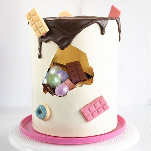 Imagen 4 de 9 de Set Molde Cake Sorpresa - Torta Piñata Parpen