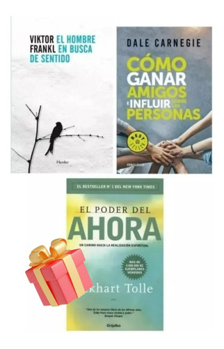 Kit De 3 Libros Ganar Amigos + Ahora + En Busca