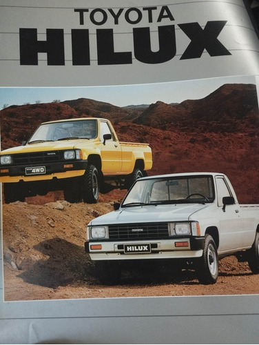 Toyota Hilux Folleto Catálogo Original Impreso Colección 